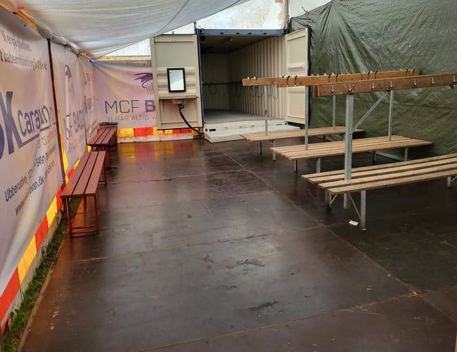 Udlejningsfirma med badefaciliteter til festivaler og mobil varmeanlæg - Søger partner - Roskilde, Smukfest, Nibe m.m.