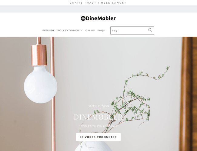Opstillet og køreklar webshop med stort potentiale!