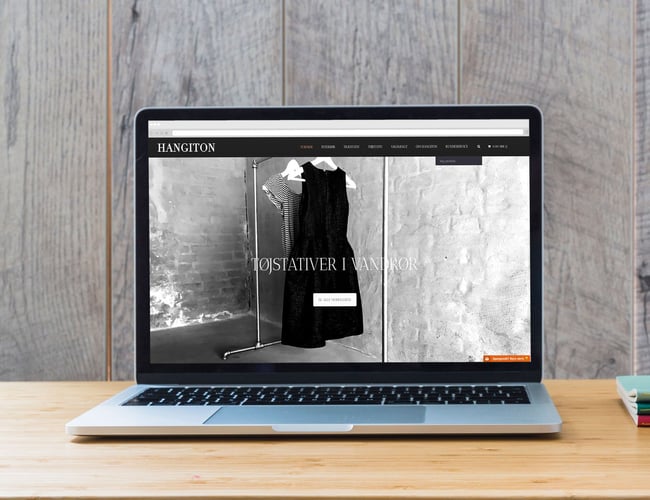 Hangiton.dk - Salg og udlejning af rustikke tøjstativer. - Omsætning 67.537 DKK.