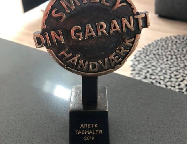 Danmarks førende tagrenser/tagmaler virksomhed - Overskud før skat 2.100.000 DKK