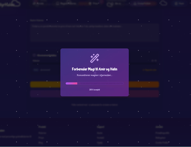Eventyrhulen.nu – Magisk AI-historieunivers for børn 100% automatisere