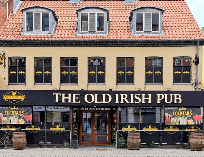 Irish pub - overdrages - Ingen nøglepenge