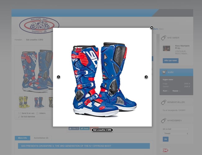 mumsmc.dk - Motorcykel og udstyr webshop med kvalitets produkter - Omsætning på 264.947 kr. 2017