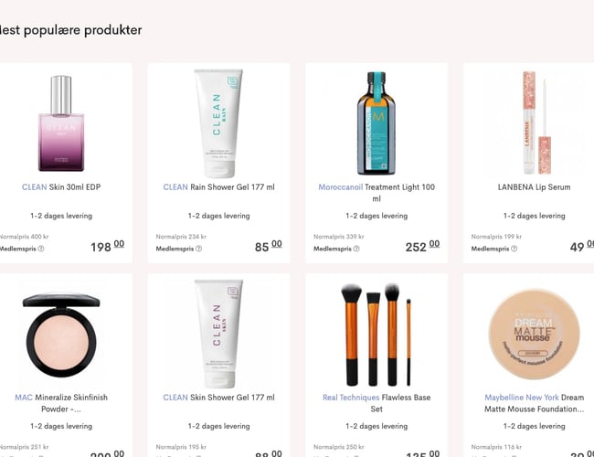 Cosmes.dk - Fordelsklub indenfor skønhedsprodukter