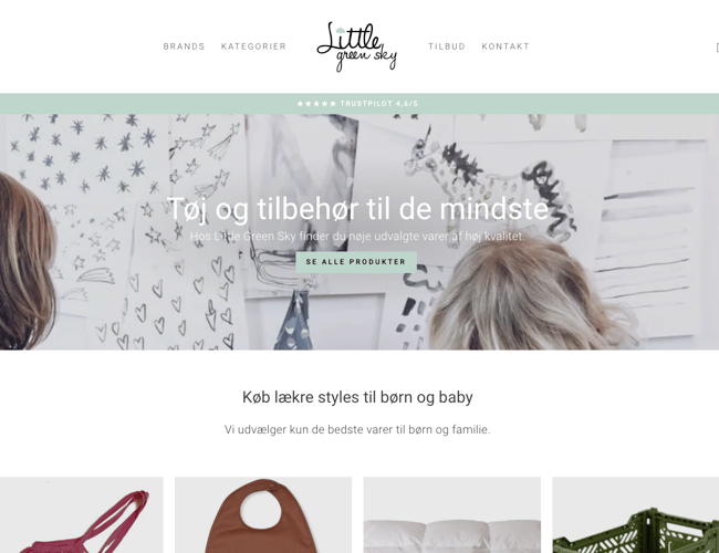 Babywebshop med 14.000 følgere på Instagram