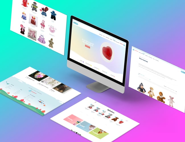 Webshop med salg af Bamser og tilbehør - Omsætning 2020: 75.000 kr.