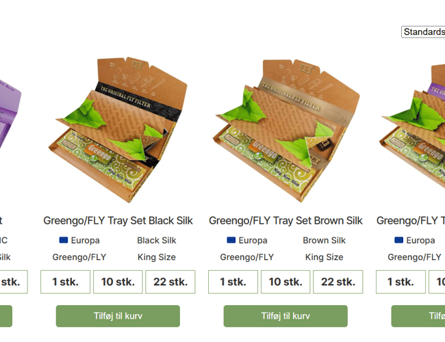 3 måneder gammel Rullegrejs webshop med store muligheder!