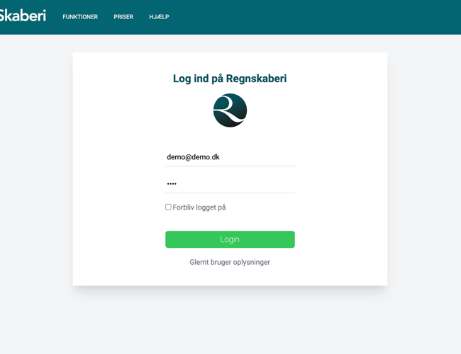 Ikke færdigt regnskabsprogram til salg