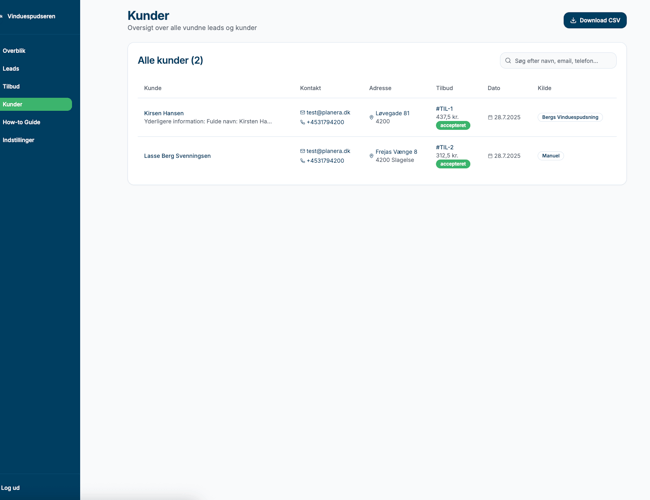 Leadværktøj til håndværkere og servicefolk. Klar til launch, fuld af automatik og med stor skalérbarhed.