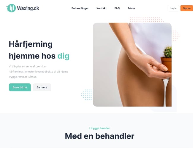 Waxing.dk - Hårfjerning hjemme hos dig