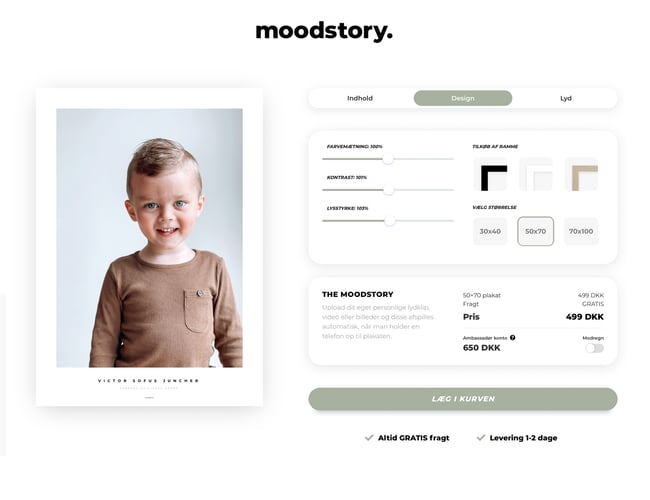 Unikt NFC plakat koncept med indbygget specialudviklet influencer platform. Der er brugt 500 (!) udviklingstimer på portalen, som er meget kompleks og 99% automatiseret. 
