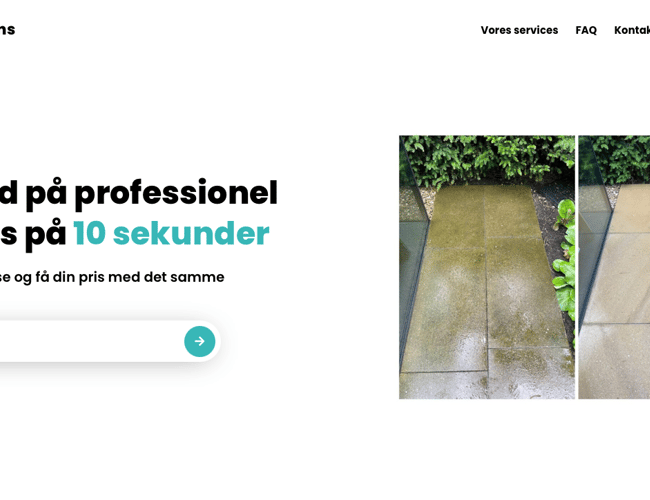 SkyQuote – SaaS til udendørs servicefirmaer (fliserens, tagrens, algebehandling mv.)  100% automatiseret opmåling, tilbud og fakturering – giver kunderne pris på få sekunder og øger salget!