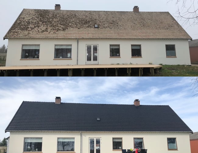 Danmarks førende tagrenser/tagmaler virksomhed - Overskud før skat 2.100.000 DKK