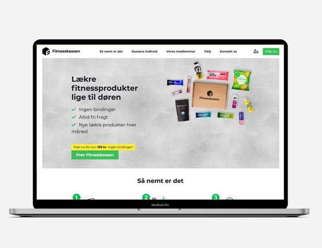 Kørende abonnementsforretning - omsætning 422.000 kr. i 2020