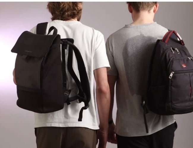 Windit | Innovativt produkt til at undgå svedpletter fra rygsækken