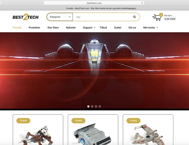 best2tech.com - Køreklar webshop i Apple look. Customise nemt til din virksomhed. 