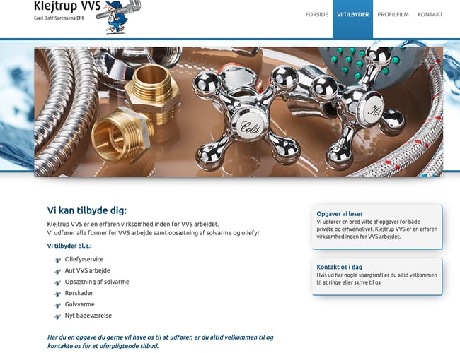 VVS Firma med både privat og erhvervskunder  - Omsætning på ca. 6-7 millioner. 