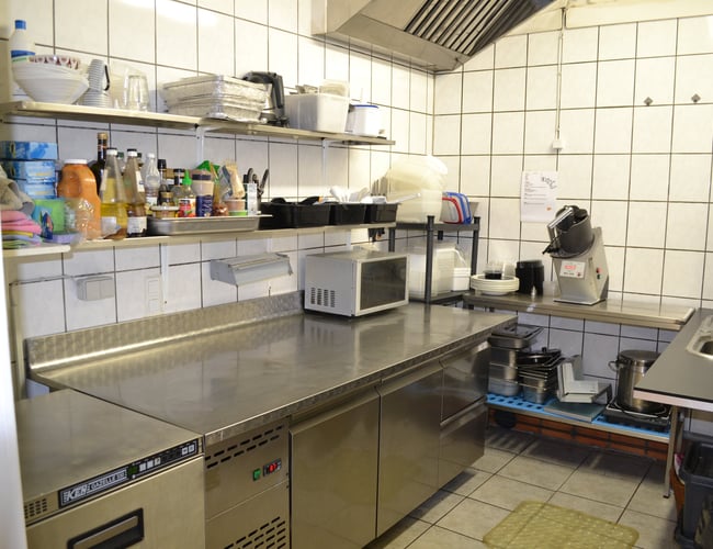 Centralt beliggende café