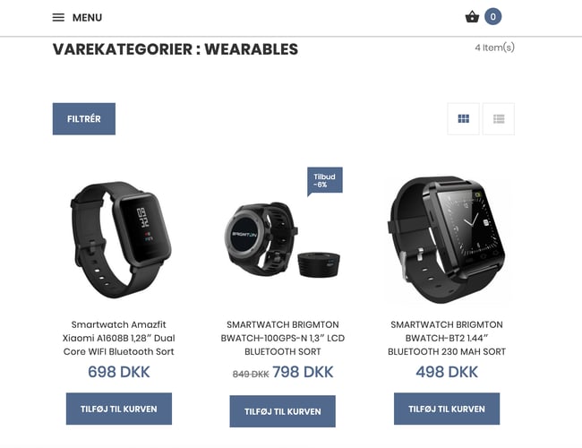 Shophits.dk - Dropshipping webshop med elektronik og gadgets - Omsat for 32.000 kr.