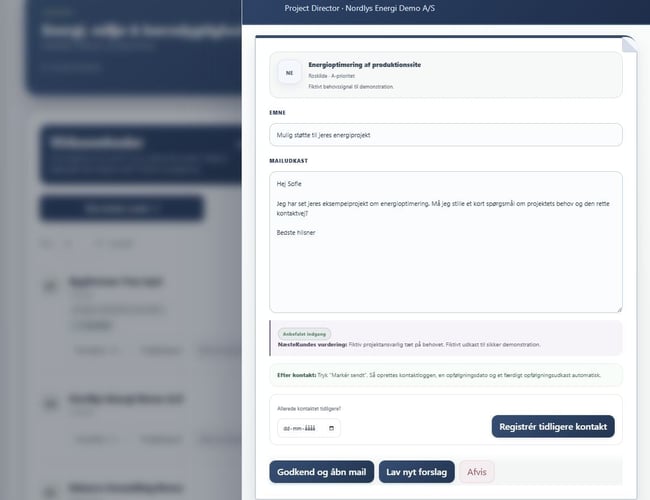 NæsteKunde – fungerende B2B-app med CVR-baseret kundesøgning