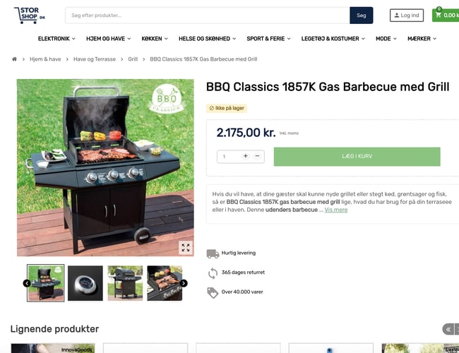 storshop.dk - Dropshipping webshop mere end 30.000 forskellige produkter - 40% avance
