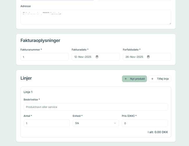 Fakturly.dk - Fakturering på den nemme måde SÆLGES