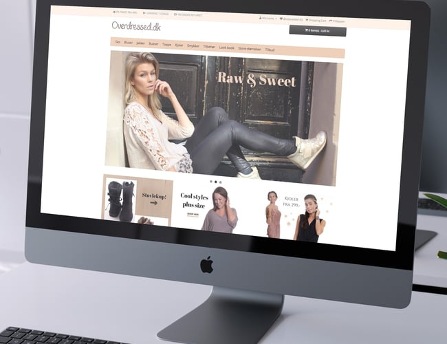 Overdressed.dk - Kvindetøj, sko og tilbehør webshop sælges - 30.000 facebook følgere