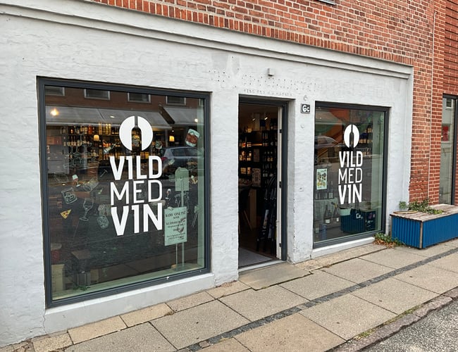 Rønde Vild med vin butik sælges NY PRIS