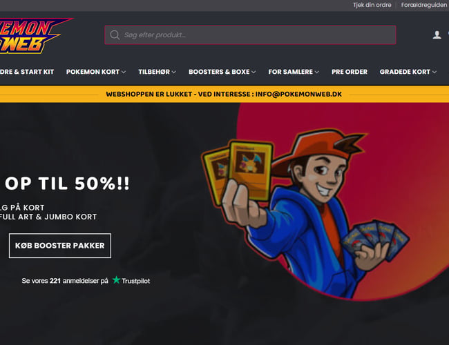 Veletablereret Webshop - Høj omsætning & godt omdømme (5 år)