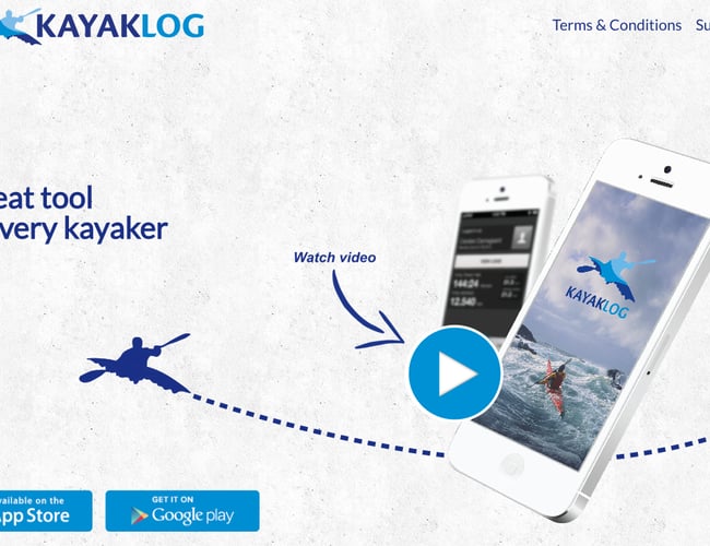 Kayaklog.net - iOS og Android App til kajakroere downloadet ca. 36.000 gange.