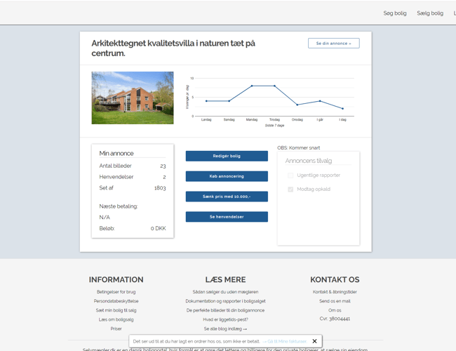 Boligportal til private og foreninger