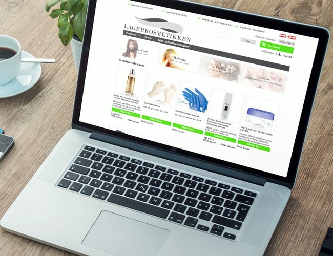 Lagerkosmetikken.dk salg af hårfarver samt tilbehør - Omsætter passivt for 3500 til 4500 kr. per måned - 1050 nyhedsbrev læsere