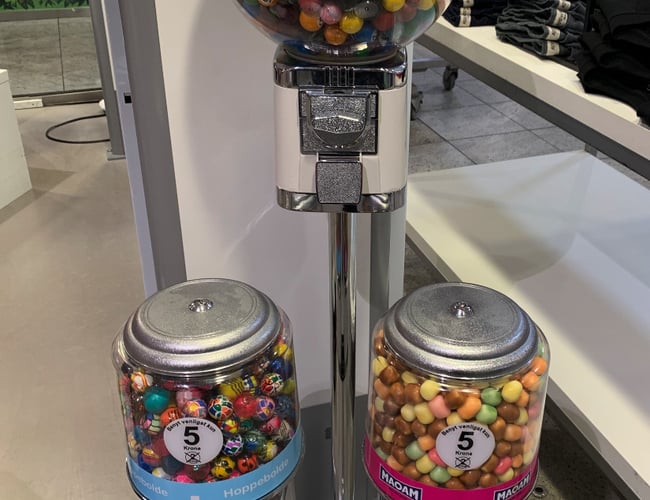 Slikautomat forretning med passiv indtjening - Resultat: 151.000 kr. 2018