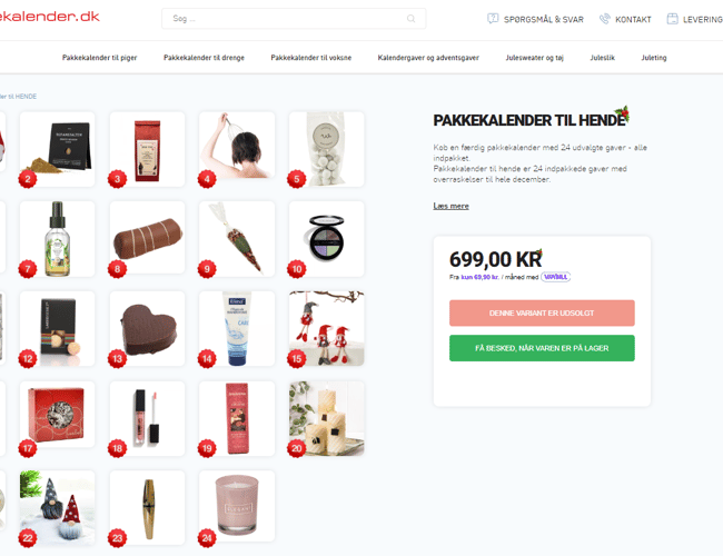 Få fingrene i en unik sæsonbutik med trofaste kunder og en høj Trustscore på 4,5