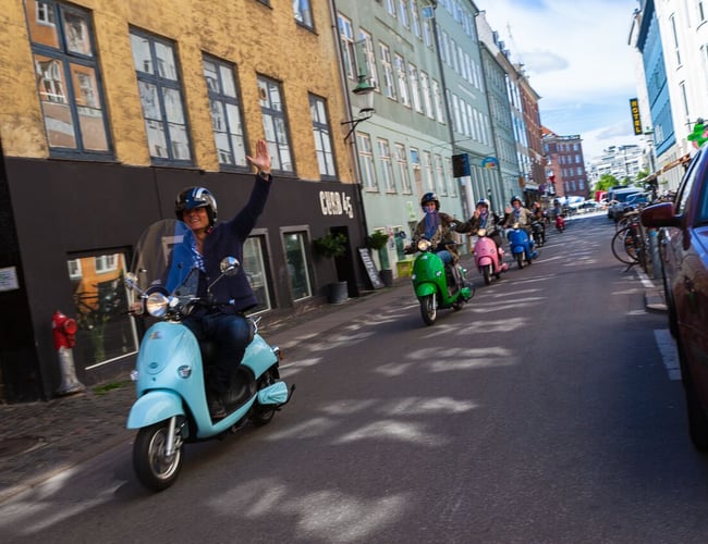 Nye El-Scootere. Til udlejning, guidede ture, events mv.