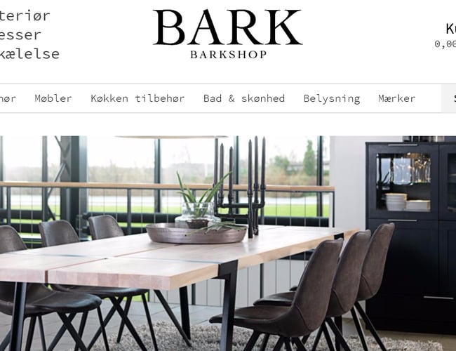 Barkshop.dk - Speciale i boligindretning