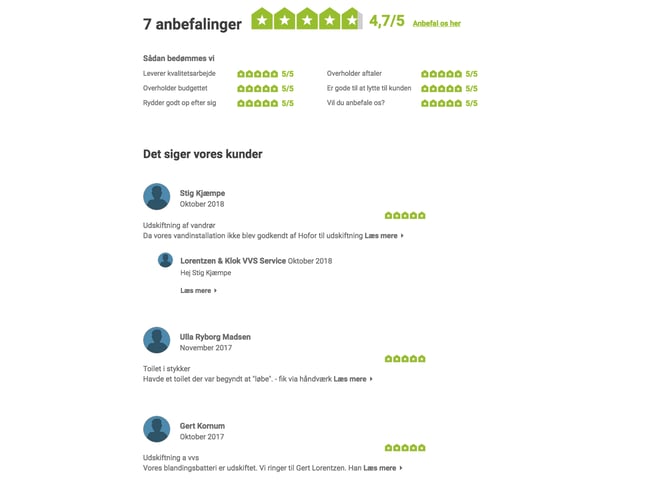 VVS-virksomhed - Omsætning på 1018.000 kr. (2020) - Selskab siden 1979 