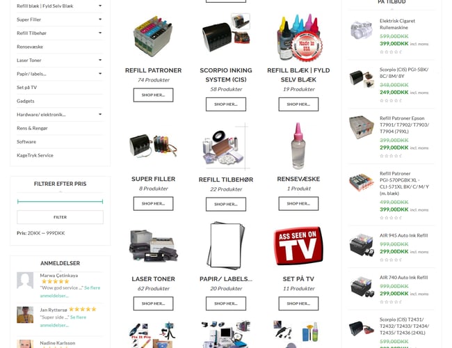 Velkendt, populær webshop og domæne med dropshipping aftaler - Årligt overskud 283.000 kr.