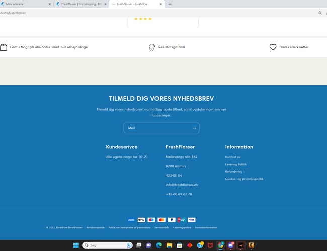 FreshFlosser | Dropshipping | EU leverandør med 2-4 dages levering