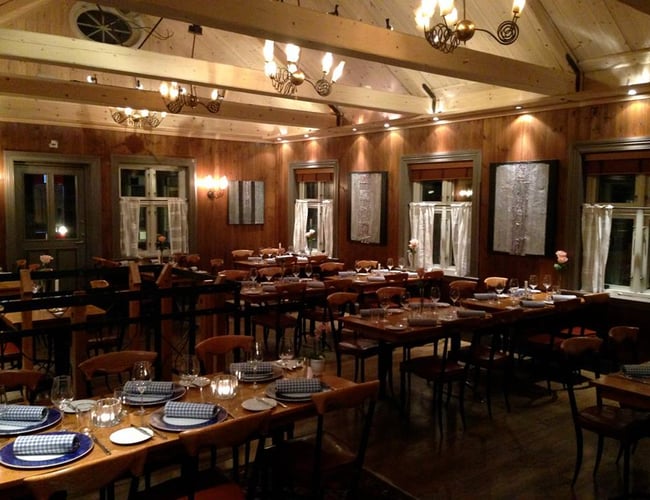 Overdådig og frisk restaurant