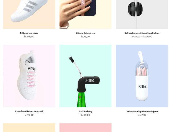 Sjovt brand med varelager (aldrig markedført) RØVERKØB