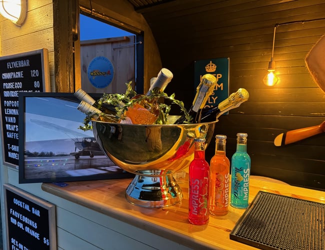 Mobilbar koncept, inkl hjemmeside og varelager