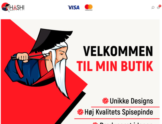 Hashi-sensei - Webshop med salg af spisepinde importeret fra Japan af høj kvalitet. - Omsat i alt:  41.148 kr.