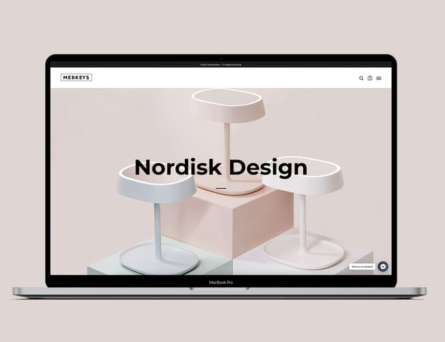 Webshop med Makeup Spejle - Omsætning i Nov/Dec 2020 på 35.996 kr.