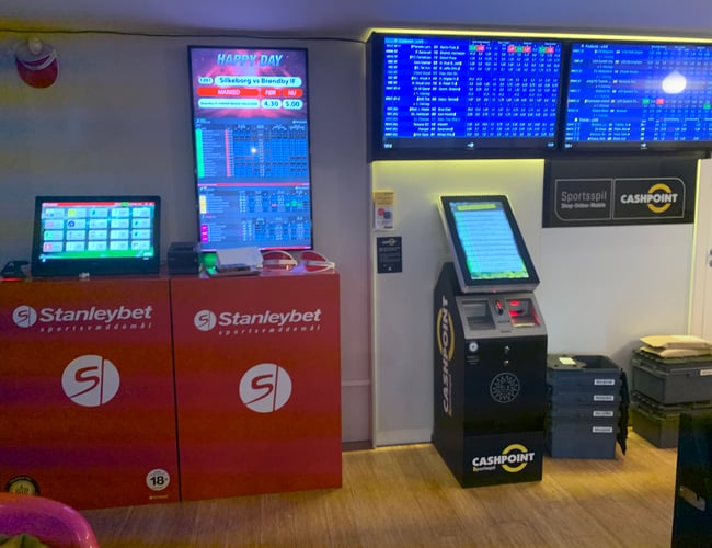 Kiosk med god beliggenhed samt spillehal og betting - Omsætning dagligt 5-7000 kr.