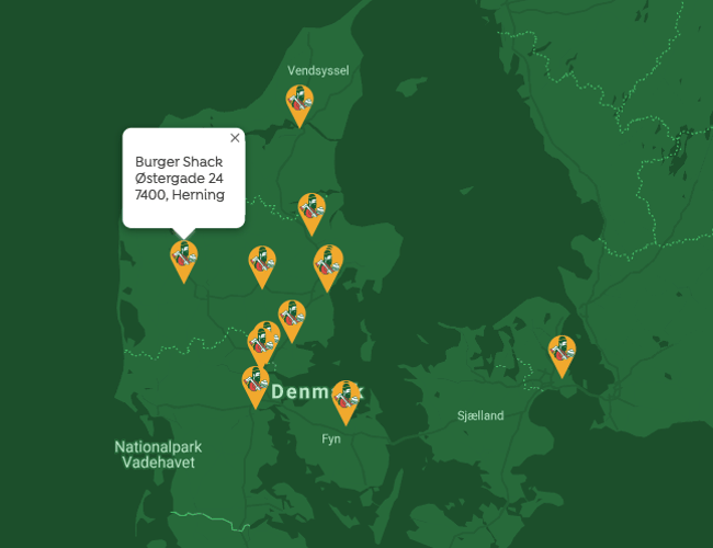 Burgershack is looking for a new franchisee for a restaurant in Herning