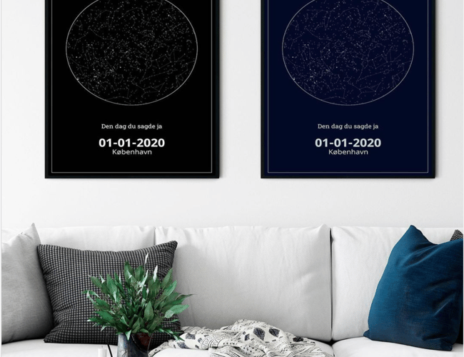 Køreklar NATTESKY webshop - SALG AF CUSTOM PLAKATER