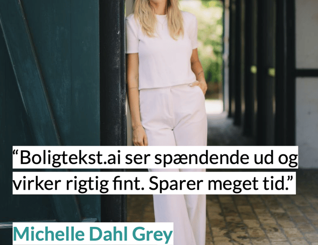 Boligtekst.ai - AI værktøj til ejendomsmæglere og tekstforfattere + templates til andre brancher