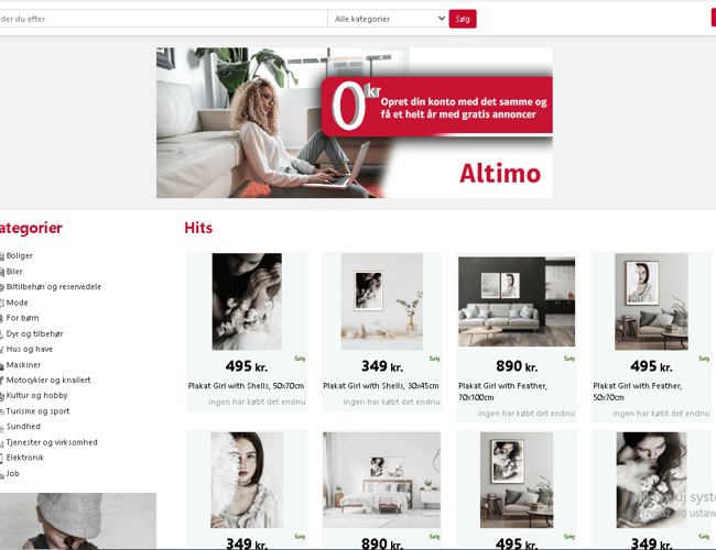 Salg af handelsplatform