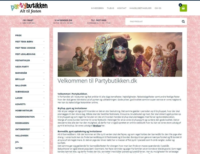 Webshop partybutikken.dk sælges